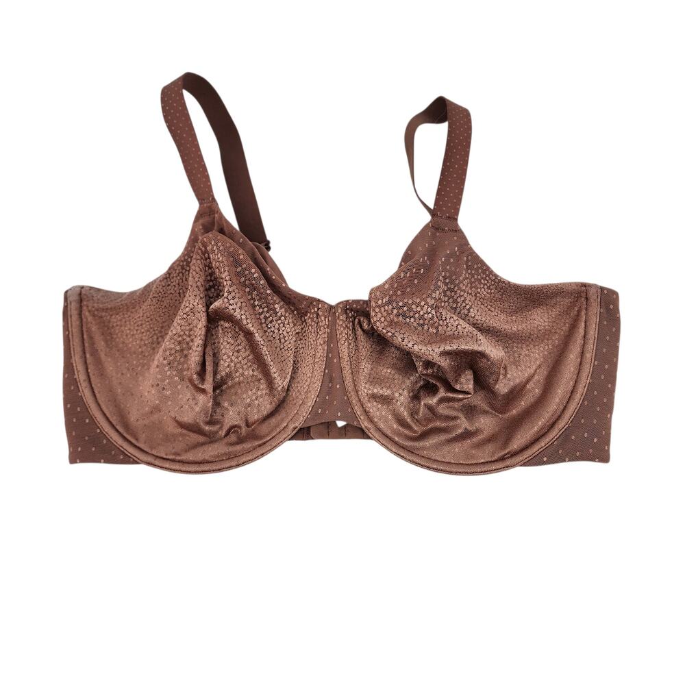 Wacoal Brown Back Appeal Full Coverage Smoothing Underwire Bra Size 40G